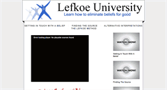 Desktop Screenshot of lefkoeuniversity.com