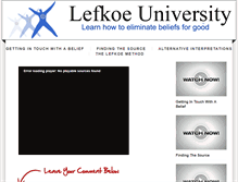 Tablet Screenshot of lefkoeuniversity.com